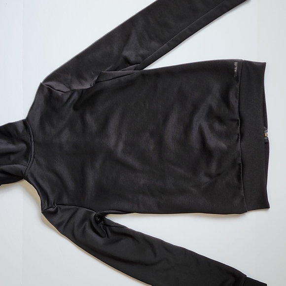 Adidas Kids Essential Black 3 Stripe Tracksuit Top - Picture 5 of 8